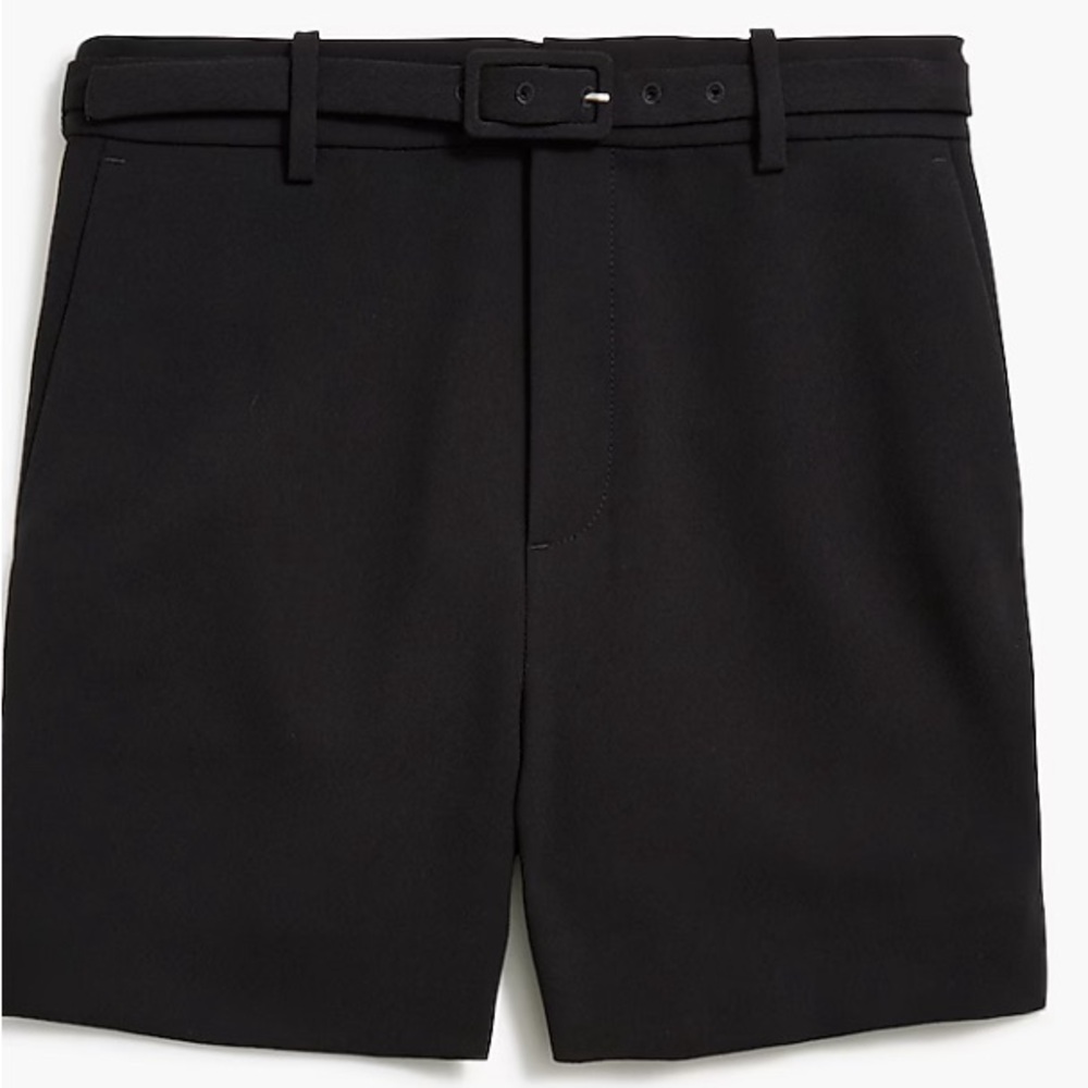 NWT J Crew Belted Crepe Shorts